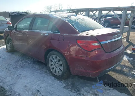 2014 Chrysler 200 Lx из США, поврежденный, VIN 1C3CCBAB9EN123343